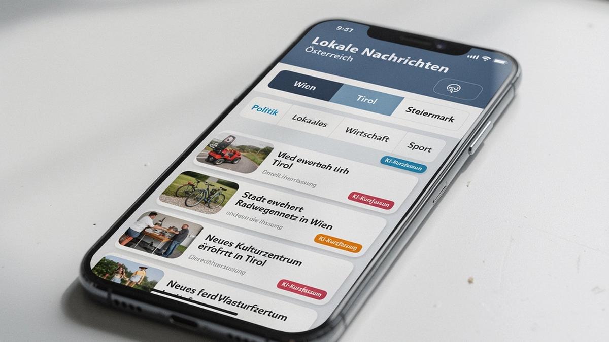 App-Vorschau mit lokalen Österreich-Updates und Tarifübersicht